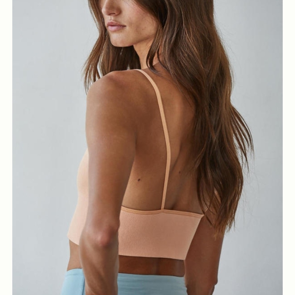 By Together Soft Peach Sports Bra